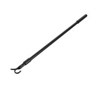 Toyvian Barra Telescópica de Aluminio Negra 60 Cm para Persianas y Cortinas, Varilla Ajustable para Apertura de Ventanas, Poste de Apertura Ciega Metálico Resistente para Hogar y Oficina