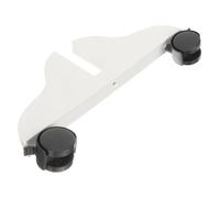 Toyvian Base para con Ruedas Blanca Soporte Grueso para Panel Divisor de Ambientes Interiores Compatible con Pantallas Plegables y Puertas Correderas Accesorio Práctico para Hogar Oficina