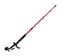Toyvian Bastón de Senderismo Ajustable con Mango Curvado Antichoque para Senderismo Trekking y Camping Bastón para Personas Mayores y Adultos Soporte Estable y Cómodo