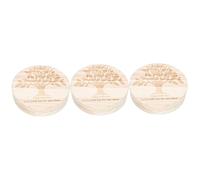 Toyvian Bebé 3 Piezas De Almacenamiento De Pelo Lindo Rizo Caducifolio Caso Fetal Organizador Botella Regalos De Hadas Diente De Madera Cumpleaños Protector Contenedor