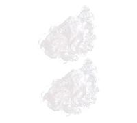 Toyvian Bigotes Postizos de Papá Noel 2 Piezas Barba Postiza Blanca para Cosplay Navideño Accesorio para Disfraz de Santa Claus en Fiestas y Eventos de Navidad