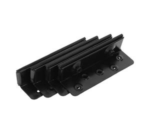Toyvian Bisagra Metálica Reforzada para Cama 6 Pulgadas, Soporte Multifuncional para Base y Gancho de Madera, Accesorio Estable para Cabecero, Pie y Laterales, Instalación Sencilla, Uso