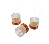 Toyvian Bobinas Móviles de Cobre para Woofer 35,5x40x3,5ω (4ω) 3 Piezas, Cable de Reparación para Altavoces Graves, Accesorios Compatibles para Reparación y Mantenimiento de Subwoofers