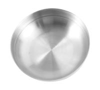 Toyvian Bol Coreano de Acero Inoxidable para Ramen y Sopa Cuenco Grande para Arroz Mezclado Utensilio de Mesa Resistente para Hogar y Restaurante Diseño y Moderno Color Plateado Natural