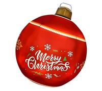 Toyvian Bola Navideña Inflable Grande para Exteriores Adorno de Bola Inflable para Patio Jardín Césped Decoración Navideña para Jardín