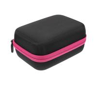 Toyvian Bolsa de Almacenamiento para Aceites Esenciales Estuche Multifuncional de Oxford Rosa para Viaje Soporte Protector para Frascos Roll-On y Esmalte de Uñas Resistente a Golpes y