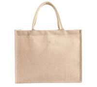 Toyvian Bolsa de Arpillera de Lino Protección Interior y Diseño Portátil para Uso Diario y Compras