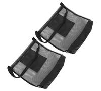Toyvian Bolsa de Malla para Recolectar Setas y Verduras Correa Ajustable, Gran Capacidad, Portátil y Resistente para Camping y Forrajeo al Aire Libre, Pack de 2 Unidades
