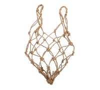 Toyvian Bolsa de Malla Reutilizable Cuerda de Yute para Frutas y Verduras Gran Capacidad de 5kg, Duradera y Adecuado para Uso Aire Libre
