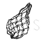 Toyvian Bolsa de Red Colgante para Gallinas Negra, Juguete Interactivo para Buscar Comida, Cesta Práctica para Alimentación de Pollos, Herramienta para Estimular Instinto y Reducir