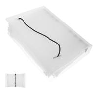 Toyvian Bolsa Organizadora de Pastillas con Cierre Hermético, Tamaño A6 16.7x10.5 Cm, 11 Unidades Reutilizables para Almacenamiento de Medicamentos Pequeños y Organizador de Medicamentos