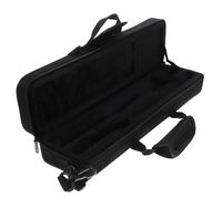 Toyvian Bolsa para Flauta Contenedor Práctico y Conveniente de Tela Oxford Negra Diseño Simple y Acabado Delicado para Transportar Clarinete y Flauta