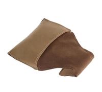 Toyvian Bolsa Porta Tizas de Billar Portátil de Cuero Sintético PU, Soporte Reutilizable para Tiza de Taco, Color Amarillo, Accesorio Práctico para Partidas y Entrenamiento de Snooker