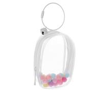 Toyvian Bolsa Transparente para Muñecas con Campana y Anillo Estuche De Exhibición De PVC para Figuras Miniaturas para Coleccionistas y Entusiastas De Muñecas