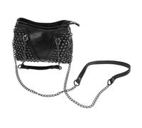 Toyvian Bolso Bandolera de Mujer con Cadena de Tachuelas Bolso Cruzado de PU Suave Diseño Versátil para Uso Diario y Actividades al Aire