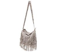 Toyvian Bolso De Hombro De Moda Para Mujer Bolso De Poliéster Borla Elegante Literario Para Salir y Viajar