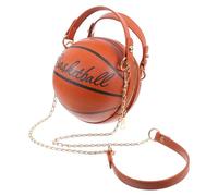 Toyvian Bolso de Hombro Pequeño Forma de Pelota de Baloncesto, Diseño Sencillo para Mujer Capacidad Práctica en Uso Diario