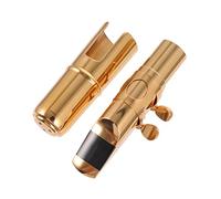 Toyvian Boquilla Chapada Para Saxofón y Clarinete Accesorio Musical De Metal Suitable for Practice and Performance