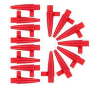 Toyvian Boquillas de Plástico para Bomba de Aire Manual, 50 Piezas, Accesorio Portátil Multiusos para Inflar Balones y Juguetes, Recambio Resistente y Fácil de Limpiar para Inflador