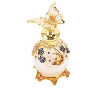 Toyvian Botella de Perfume Rellenable Prueba de Fugas de Vidrio con Diseño de Insecto Estilo Oriente Medio Adecuado para Aceites Esenciales y Obsequio Especial