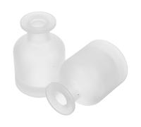 Toyvian Botellas Difusoras de Vidrio 150 Ml, 2 Piezas, Color Mate, sin Llama, para Aceites Esenciales, Accesorios Decorativos Hogar y Difusores de Caña, Aroma Uniforme para Interiores