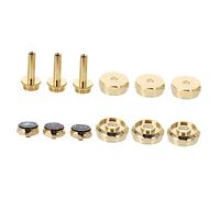 Toyvian Botón Dorado Para Trompeta Hebilla De Botón Broche De Pistón Tapa De Presión Accesorios Musicales Uso Práctico