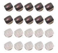 Toyvian Botones de Seguridad para Ropa 20 Piezas, Broches Anti-vaciado Cuadrados en Tonos Claros y Coloridos, Accesorios sin Clavos para Faldas, Vestidos y Chalecos, Broches Ocultos