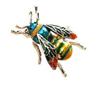 Toyvian Broche de Abeja Pequeña de Aleación Creativa para Ropa Prendedor de Solapa de Dibujos Animados Insignia Decorativa para Suéter y Vestido Accesorio Femenino Original