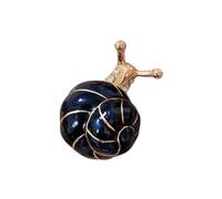 Toyvian Broche de Caracola Vintage Perla Pequeña y Clip Resistente, Joyería para Mujer, Accesorio Elegante para Fiestas y Eventos Formales, Broche de Animal Azul Oscuro