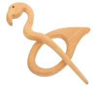 Toyvian Broche de Madera Creativo para Ropa Mujer, Alfiler de Sombrero y Traje, Accesorio Decorativo para Bufandas y Chal, Diseño Único, 10 Unidades, Color Natural, Estilo Femenino Elegante