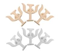 Toyvian Broches de Solapa de Aleación Vintage Símbolo de Psicología, Set de 6 Piezas (3 Dorados y 3 Plateados), Broches Grandes para Mujer Ideales para Mochilas, Bolsas y Ropa de Fiesta