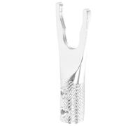 Toyvian Cable de Altavoz Conector en Forma Horquilla Plateado de Cobre Chapado en Plata, Diseño Fácil de Usar y Prevención de Oxidación, Diámetro Máximo 6mm