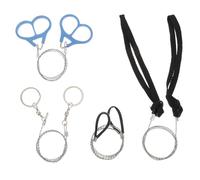 Toyvian Cable Portátil de Acero Inoxidable para Exteriores, Kit de 4 Piezas para Supervivencia, Corte de Madera y Materiales, Herramienta Ligera y Compacta para Camping y Senderismo