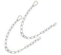 Toyvian Cadena de Extensión para Entrenamiento Físico de Alta Resistencia Doble Agarre 2 Piezas Accesorio para Bandas Elásticas y Ejercicios de Tracción