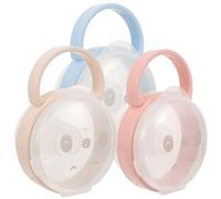 Toyvian Caja De 3 Piezas Caja De Chupete Porta Chupete Pinzas Para Chupete Bebe Niña Estuche De Viaje Para Chupetes Caja Del Chupete Contenedor De Chupete Páginas Soporte Panda Viajar