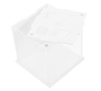 Toyvian Caja De Alimentación Transparente para Reptiles y Anfibios Terrario para Mantener Ranas y Arañas Contenedor Claro para Cría De Insectos y Reptiles