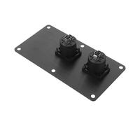 Toyvian Caja De Conexiones De Altavoces De Aleación De Aluminio Placa De Salida De Altavoz Panel De Terminales De Altavoz Para Instalación Hogar o Auto