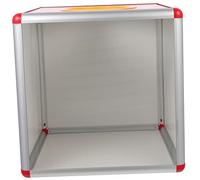 Toyvian Caja De Lotería Caja De Lotería Contenedor De Metal Buzón Caja De Boletos Caja De Sugerencias Caja De Rifa Caja De Caridad Caja De Almacenamiento Multiusos Premio De Mdf De