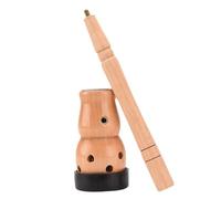 Toyvian Caja de Moxibustión Portátil de Madera Maciza 1,8cm Soporte Antiescaldaduras para Mini Palitos de Moxibustión Instrumento Seguro en Casa Herramienta de Bienestar y Relajación