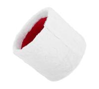 Toyvian Caja de Regalo Redonda para Peluches Blanca Cubo Portátil DIY para Juguetes de Peluche Empaque Floral para Cumpleaños y Ocasiones Especiales