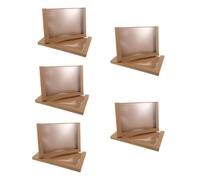 Toyvian Caja Organizadora Transparente para Dibujos y Carpetas, 10 Piezas, Portátil Prueba de Polvo, Gran Capacidad para Oficina en Casa y Entornos Educativos