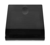 Toyvian Caja para Enchufe de Baño Tapa Deslizante Adhesiva | Plástico Negro, Barrera contra Humedad, Apta para Paneles Estándar, Uso Interior y Baño