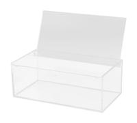 Toyvian Caja Transparente para Secadora con Tapa Dispensador Multifuncional para Secadoras y Cuentas de Lavandería Organizador Compacto para Almacenaje Cuarto de Lavado