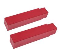 Toyvian Cajas de Almacenamiento Telescópicas para Pergaminos de Fotografía 2 Piezas (23-38 Cm) Color Rojo, Estuches para Pinturas y Obras de Arte, Protección contra Agua y Luz Solar