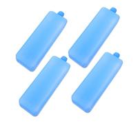 Toyvian Cajas de Hielo Reutilizables 4 Piezas para Aire Acondicionado, Depósito de Hielo para Congelador, Enfriamiento Rápido, Portátiles para Camping y Nevera Doméstica