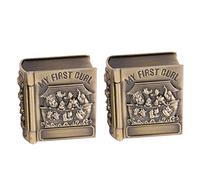 Toyvian Cajas De Recuerdos Joyero De Metal Para Dientes De Leche y Cabello Fetal Portacabello Fetal Organizador De Baratijas