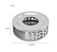 Toyvian Calentador de Té Doméstico Multifunción de Acero Inoxidable Plateado Estufa de Té para Hogar y Oficina Calentador de Café y Leche Adecuado para Cafeterías y Restaurantes