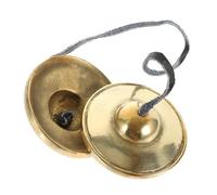 Toyvian Campana De Meditación De Cobre Compacta Instrumento De Percusión Portátil Para Yoga y Mindfulness Campanilla Manual Pequeña Para Adultos y Regalo Musical