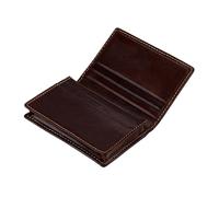 Toyvian Cartera Antimagnética de Cuero Café para Hombre Monedero Funcional Bloqueo RFID Protección contra Robo Tamaño Compacto Adecuado para Uso Diario