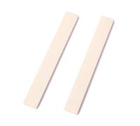 Toyvian Cejuela De Hueso De Búfalo Para Guitarra Blanca Tamaño 80x11x3 Mm Juego De 2 Piezas Compatible Guitarra Acústica Clásica Mandolina Banjo Ukelele De Alta Densidad